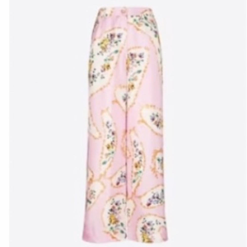 Tory Burch, silk cargo pants Size 2